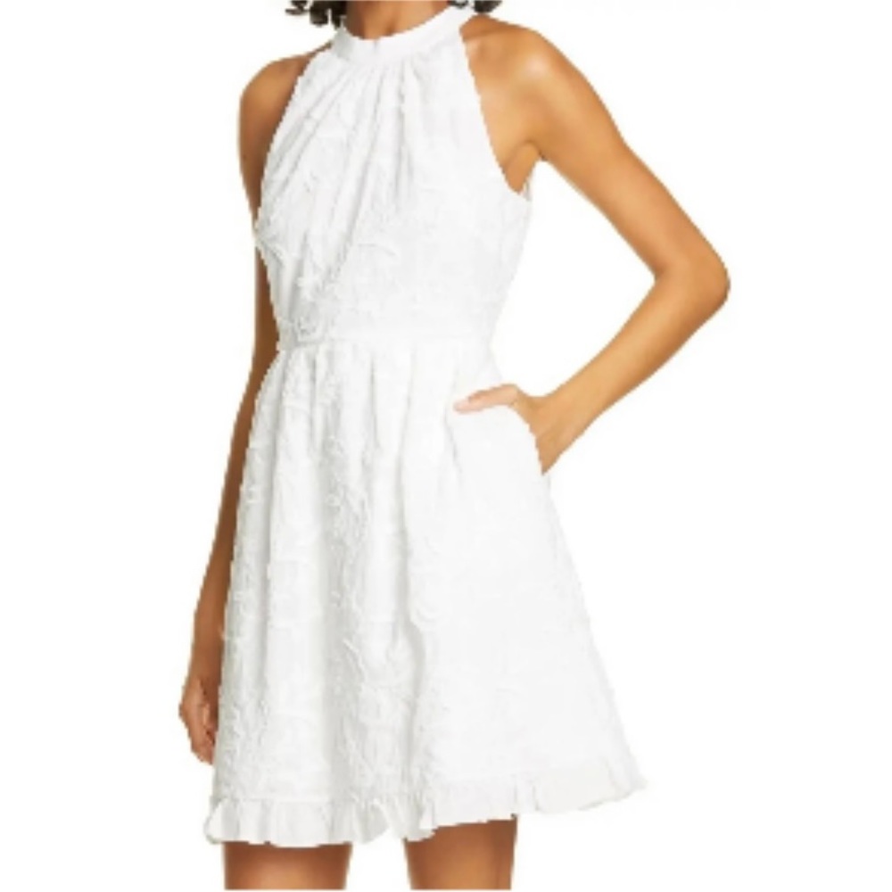 Ted Baker Dayzey A Line Lace Panelling Fit Flare Cut Out dress, never worn